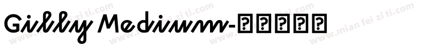 Gilly Medium字体转换